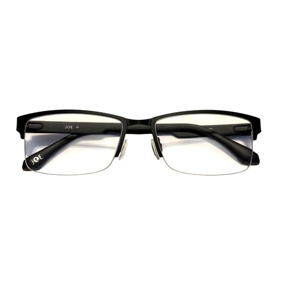 Joe 4070 Blackjack 001 Rectangular Semi-Rimless Eyeglasses  Optical Frames - Picture 1 of 6